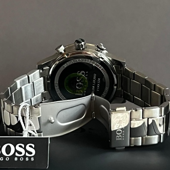 HB1513510 - Hugo Boss Men’s Rafale Blue Dial Chronograph Watch - Picture 11 of 13